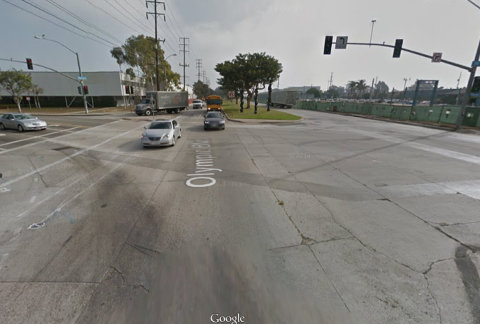 A Google Maps image of the intersection where the fatal crash occurred.