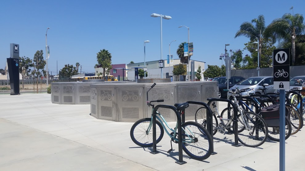 The 17th Street Expo station could be the future site of Santa Monica's newest bike center and mobility hub, if the city can secure funding through the state's Active Transportation Program (ATP).