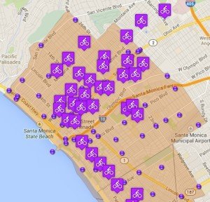 Metro has suggested dozens of possible locations for bikeshare stations throughout Santa Monica and Venice.