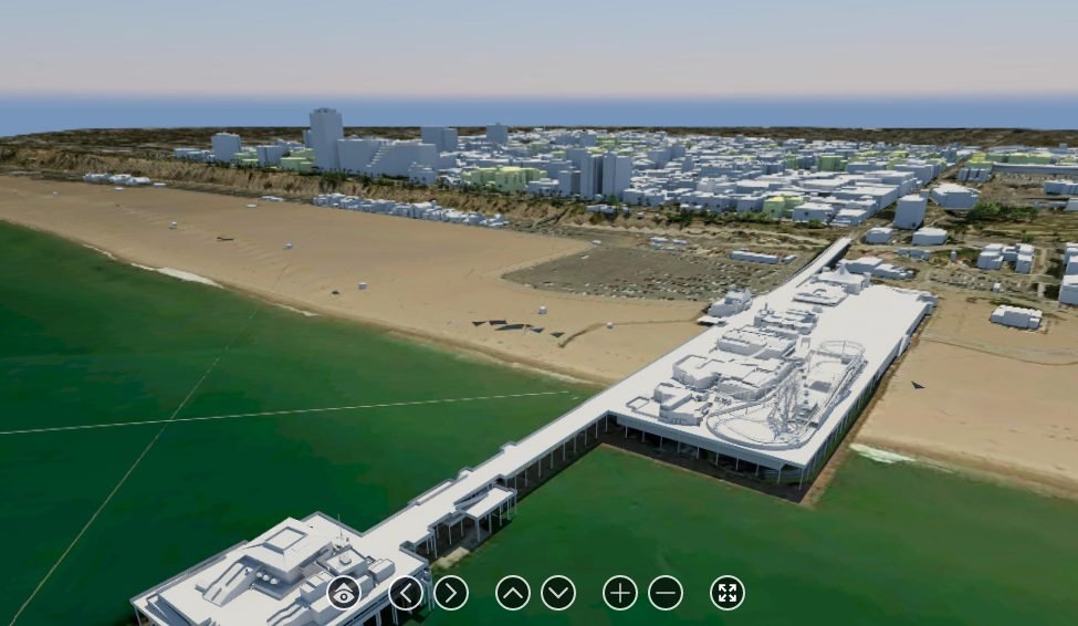 A 3-D rendering of Downtown Santa Monica in 2030 under the standards proposed in the new Downtown Community Plan. The city's new online tool lets visitors to the city's website explore the future of Downtown Santa Monica.